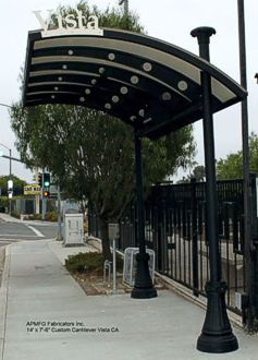 metal shade structures